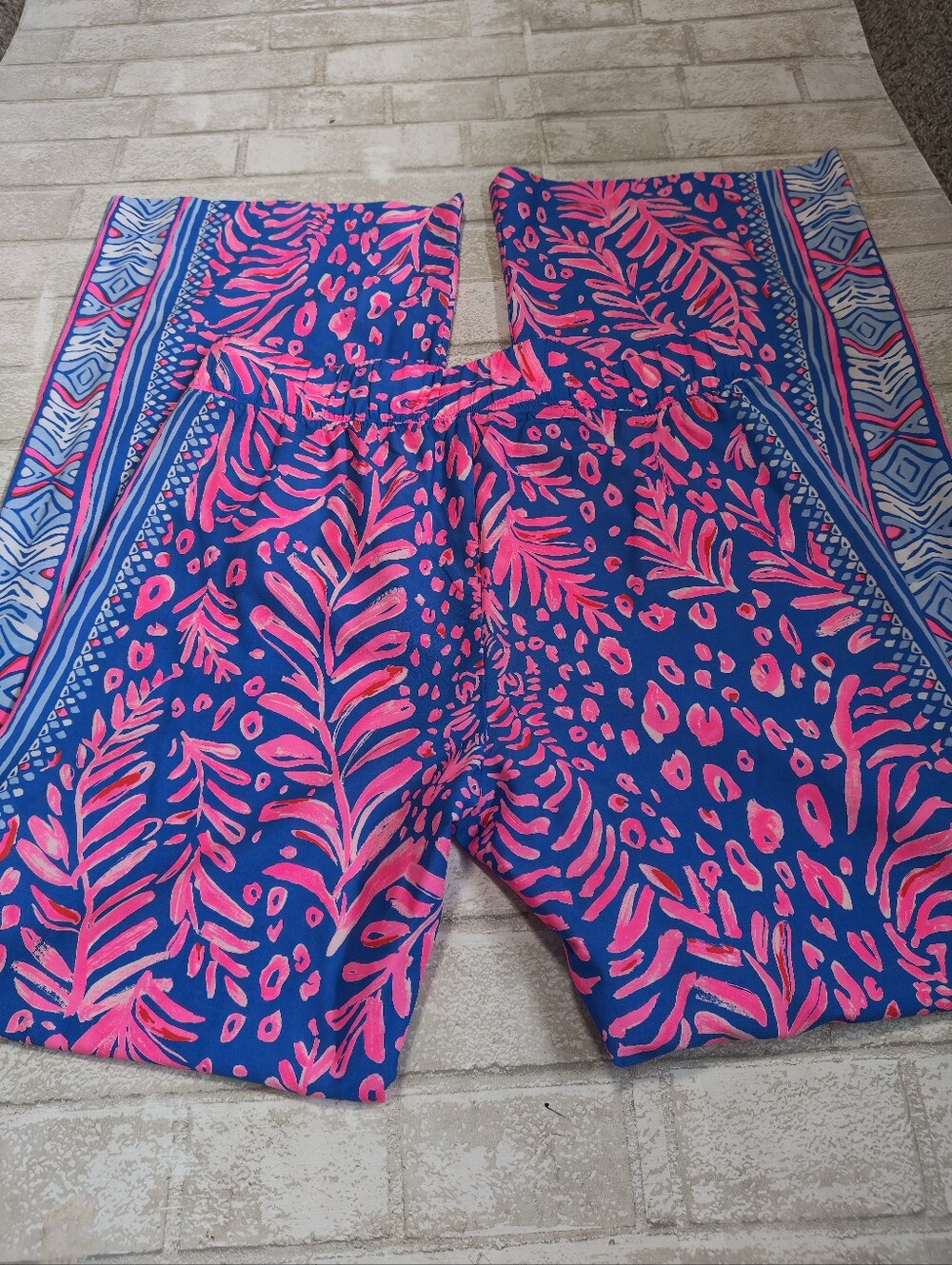 Lilly Pulitzer Bal Harbour Mid Rise Palazzo Pants - Picture 9 of 11